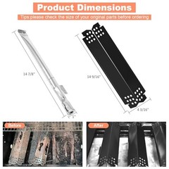 Grill Replacement Parts for Nexgrill 720-0888 720 Porcelain Steel 5 Burner