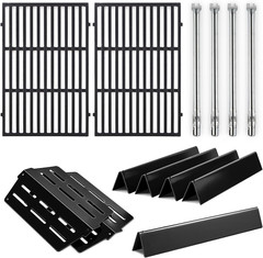 Genesis E-330 4 Burner 62752 7524 Grates 7620 7621 Flavorizer Bars 65505 Heat