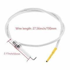 4-Pack 27.56 inch Igniter Wire with M10x1 Ceramic Electrode, Universal Gas Gr…