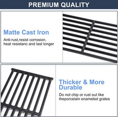 Broil King Grill Replacement Parts Kit Burners Heat Plates Grates Baron 440