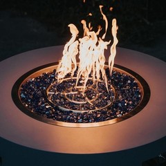 Stainless Steel Fire Pit Burner Kit W/ Propane Hose Spark Ignition Regulator New