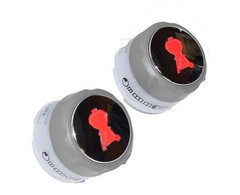 Weber Lighted Control Knobs 2 Pack Gray for Summit Grills Outdoor Living