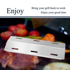 16 7/8″ x 6 9/16″ BBQ Gas Grill Replacement Parts, Stainless Steel Grill Heat