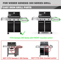 Genesis E310 Grill Replacement Parts 7621 Flavorizer Bars Parts 7524 Grill Grate