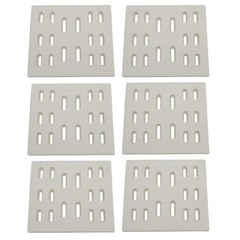 Direct Store Parts DF101 8″ x 7.25″, 6pk Replacement Ceramic Radiant Flame Ta…