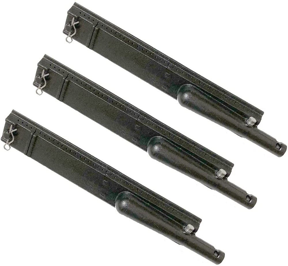 Cast Iron Burners 3-Pack 13 3/4″ Parts Kit for Charbroil Centro Kirkland Thermos