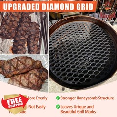 KEESHA 22″ Cast Iron Grill Grate Weber