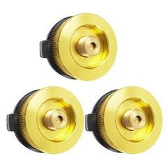 3 PCS Camping Gas Adapter Set for Safe and Easy Butane to Isobutane Conversion