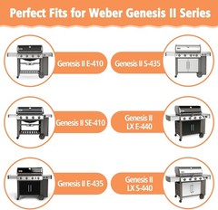 Grill Replacement Parts for Weber GS4 Genesis II E-410, S-410, Genesis II LX E-4