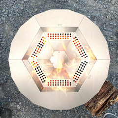 Heat Deflector for Solo Stove Bonfire 19.5″, 304 Stainless Steel Portable Heat D