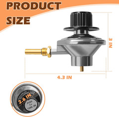Masterbuilt Smoke Hollow Grill Control Valve Regulator for MB20030819 FM205