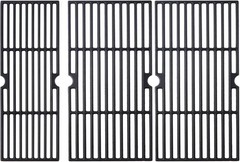 High Heat Retention Cast Iron Grill Grates for Charbroil Models, Durable 3-Pack