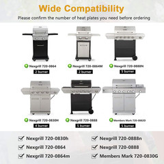 Grill Replacement Parts for Nexgrill 2 Burner 720-0864M 720-0864, 4 Burner 720-0
