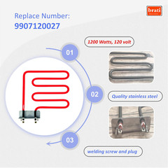 Electric Smoker Heating Element Replacement Part 9907120027 for Masterbuilt Heat