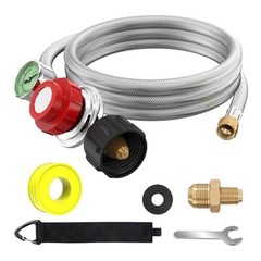 Adequate Length 5FT For Gas Cooker Regulator Hose Compatible with Heaters