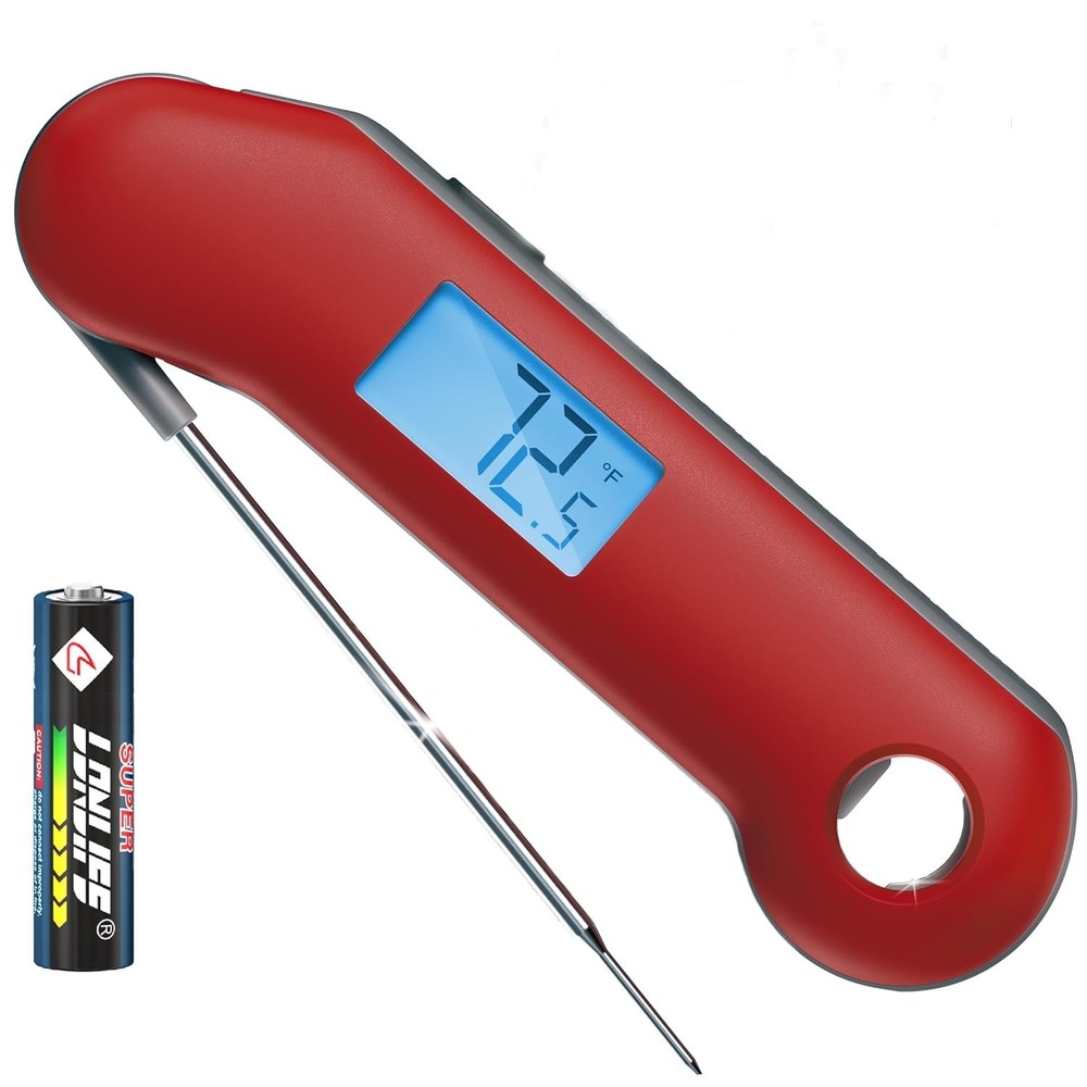 ThermoMaven Professional Digital Meat Thermometer, Ultra Fast Dark Red & Gray