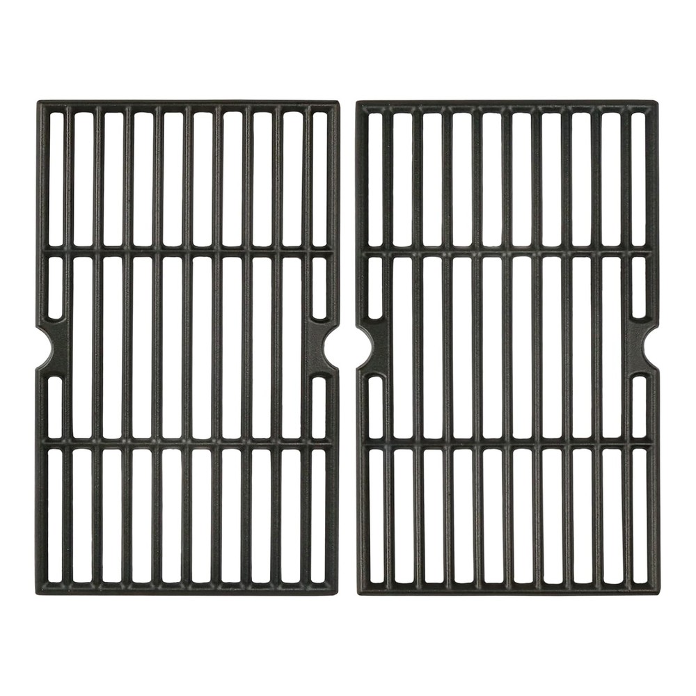 2 PCS Cast Iron Grill Grates 14 3/16 Inch For CharGriller 1624 1515 1224 1616