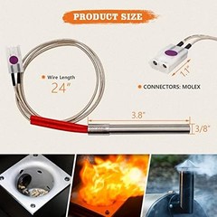 Igniter Hot Rod Replacement Kit Fit for Traeger Pellet Grills, Smoker Igniter Re