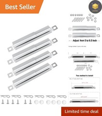 Universal 4-Pack Stainless Steel Crossover Tubes for Charbroil & Nexgrill Grills