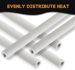 9.5″ Long Grill Ceramic Rods Replacement for Gas Grills – 18 Pack