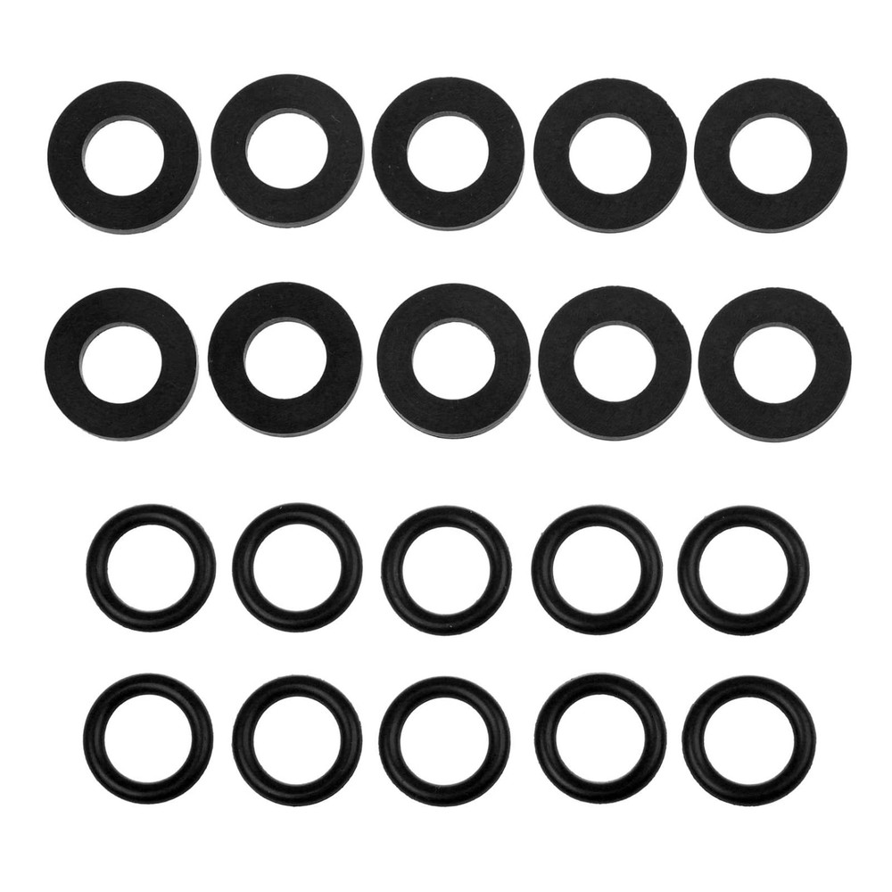 10Pcs Propane Tank Gasket and O-Rings for Gaskets O-rings, Black