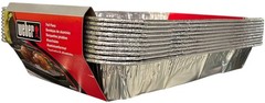Weber, Large Drip Pans, Aluminum, 13″ X 9″, Set of 10