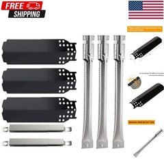 Grill Replacement Parts 3 x Heat Plates 3 x Burner Tubes for Charbroil