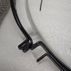 Hinge and Band Kit for Large Big Green Egg Black Carbon Steel – MISSING 1 SPRING