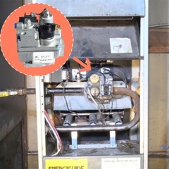 Gas Fryer Repair Parts 700 Series Millivolt Gas Valve For Robershaw 700-506