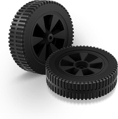 G437-0037-W1 Grill Wheels Replacement Parts for Charbroil Wheels Gas2Coal 463344