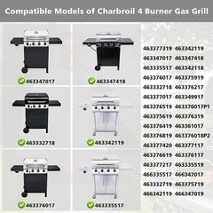 Grill Replacement Parts for Charbroil Performance 4 Burner Grill 463347418 46…
