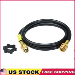 5ft Propane Hose Assembly 20lb Cylinder Appliances Swivel Connector Regulator US