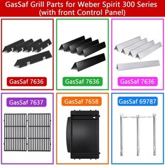Gassaf 69787 Grill Burners Replacement For Weber Spirit E-310 Parts 18 Burner