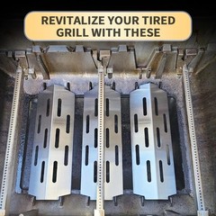 Grill Replacement Parts for Weber Genesis II 300 Series, 17″ Flavorizer Bars …