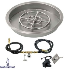 BBQGuys Signature 19 Inch Stainless Steel Round Drop-In PanSpark Ignition Kit12