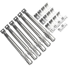 Premium Retractable For Gas Grill Burner Set 6 Stainless Steel Burners