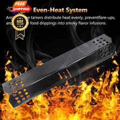 4 Pcs Flame Tamers for Grill Master 14 9/16 Inch, 4-Pack PS