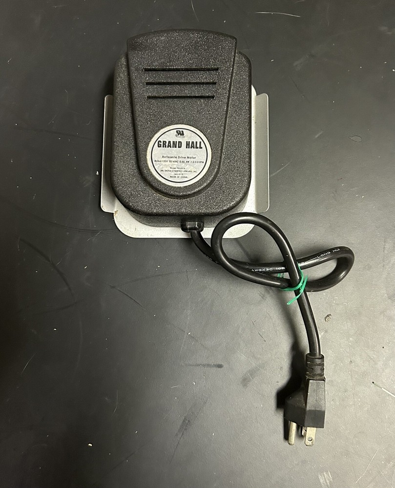 Grand Hall Rotisserie Drive Motor – BBQ Rotisserie Part # P80N7B 120V 60Hz