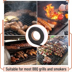 Ultimate High-Temperature Smoker Gasket – 15 Ft, 1/2″X1/8″ for BBQ Enthusiasts
