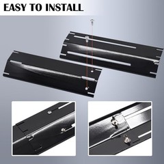 Adjustable Universal Grill Heat Plates, Heat 5 Pcs with Screws Porcelain Steel
