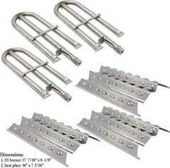Perfect Flame Grill Burner Heat Plate Repair Kit – Top-Grade Stainless Steel
