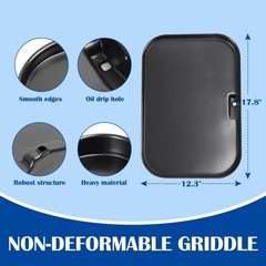 17.8″ Griddle Plate Smoke Rack Replacement for Ninja Woodfire OG951 OG850 Grill