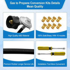 Natural Gas to Propane Conversion Kit for Weber Summit 670/660/650/470/460/450,