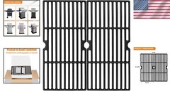 Charbroil Grill Grates Replacement – Compatible with 2, 3, 4 Burner Models