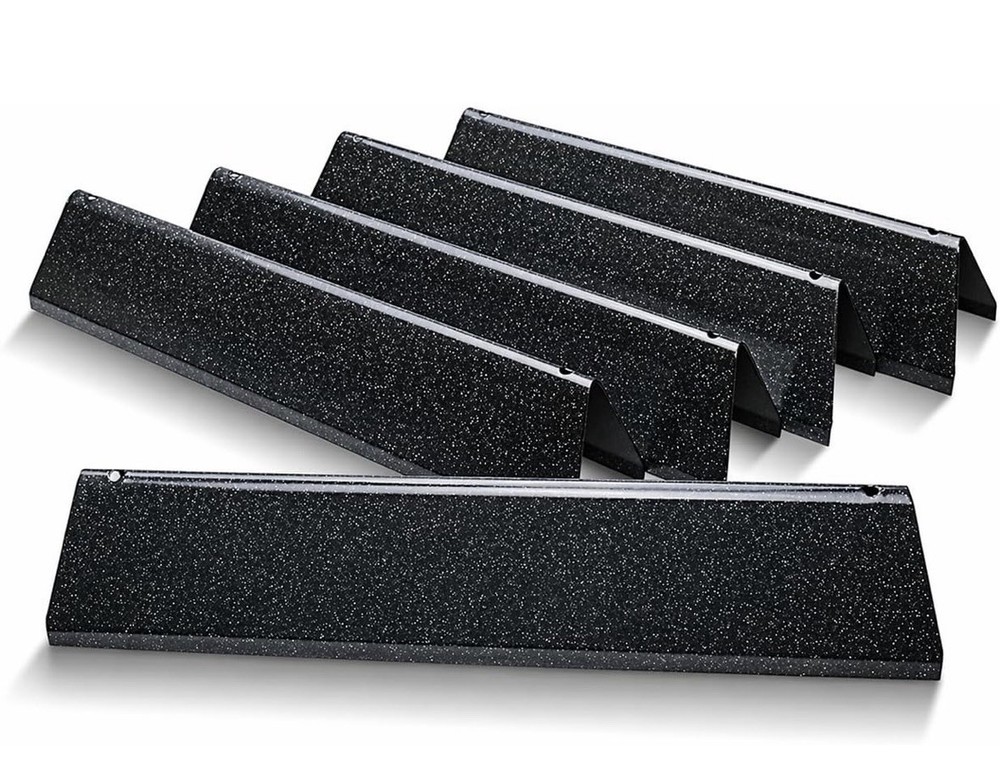 15.3 x 2.6 in Porcelain-Enameled Grill Heat Plates For Weber Spirit 300 (5 Pack)