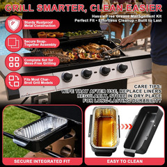 G416-0015-W1 Grill Grease Tray Replacement for Charbroil Performance 463242716 4