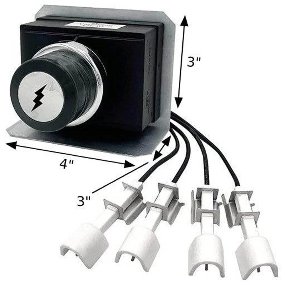 Electronic Igniter Kit for Weber Genesis E/S-330 Gas Grill, 7629-AMP