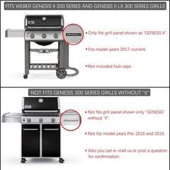 Replacement Flavorizer Bars & Heat Deflectors for Genesis II Grill Parts 300 Ser