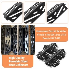 Grill Replacement Parts for Genesis II E-410, S-410, LX E-440, Flavorizer Bars &