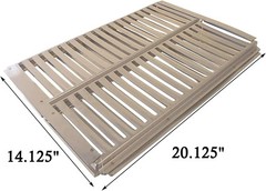 SS99511 (1-Pack) Stainless Steel Heat Plate Ducane Grill Replacement Parts for D